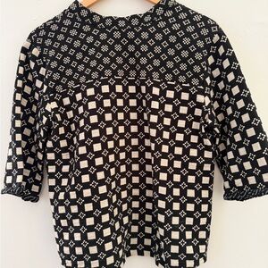 Ace & Jig Monochrome Patterned Top